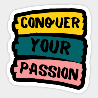 Conquer Sticker